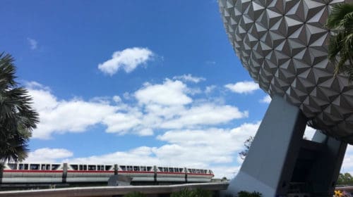 Monorail at Epcot