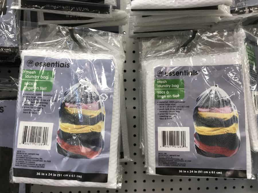 What to buy at the Dollar Store for your Disney vacation: mesh laundry bags