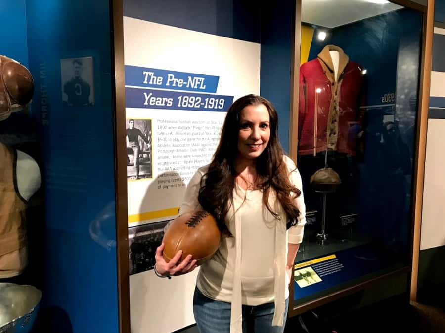 Pro Football Hall of Fame Insider's Tour old football