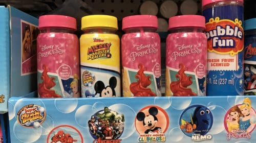 What to buy at the Dollar Store for your Disney vacation: Disney bubbles