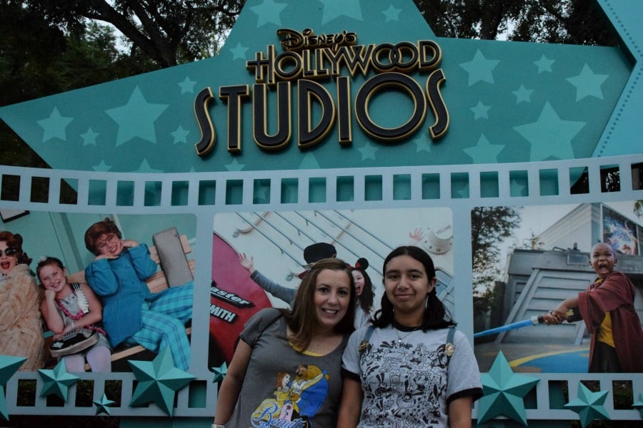 Disney's Hollywood Studios entrance logo sign
