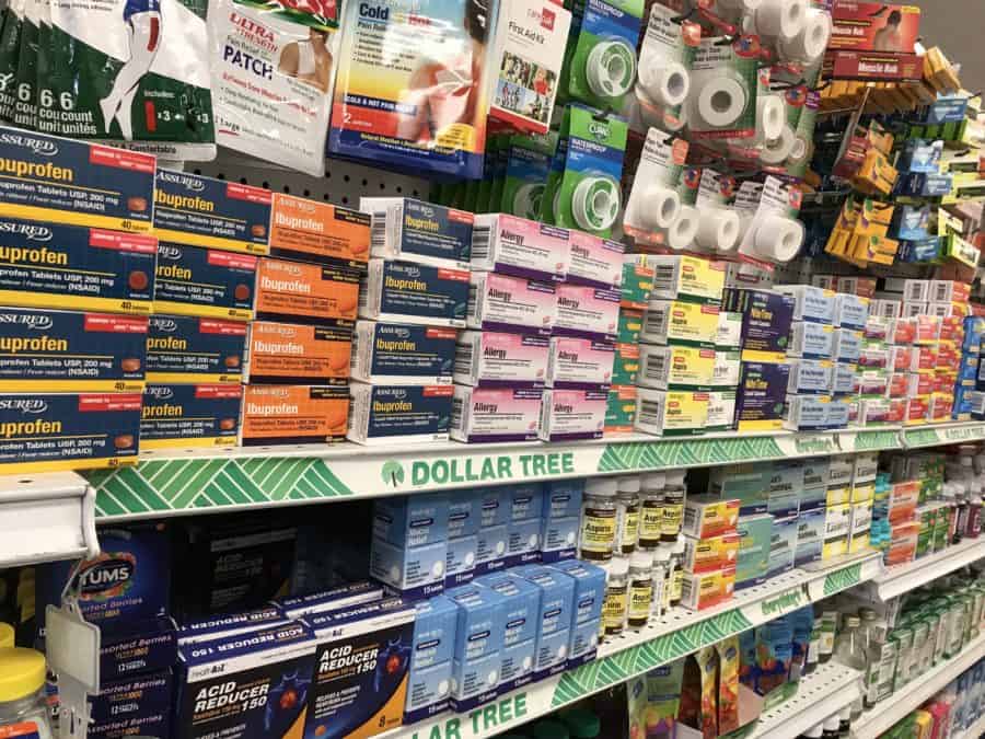 What to buy at the Dollar Store for your Disney vacation: pain reliever
