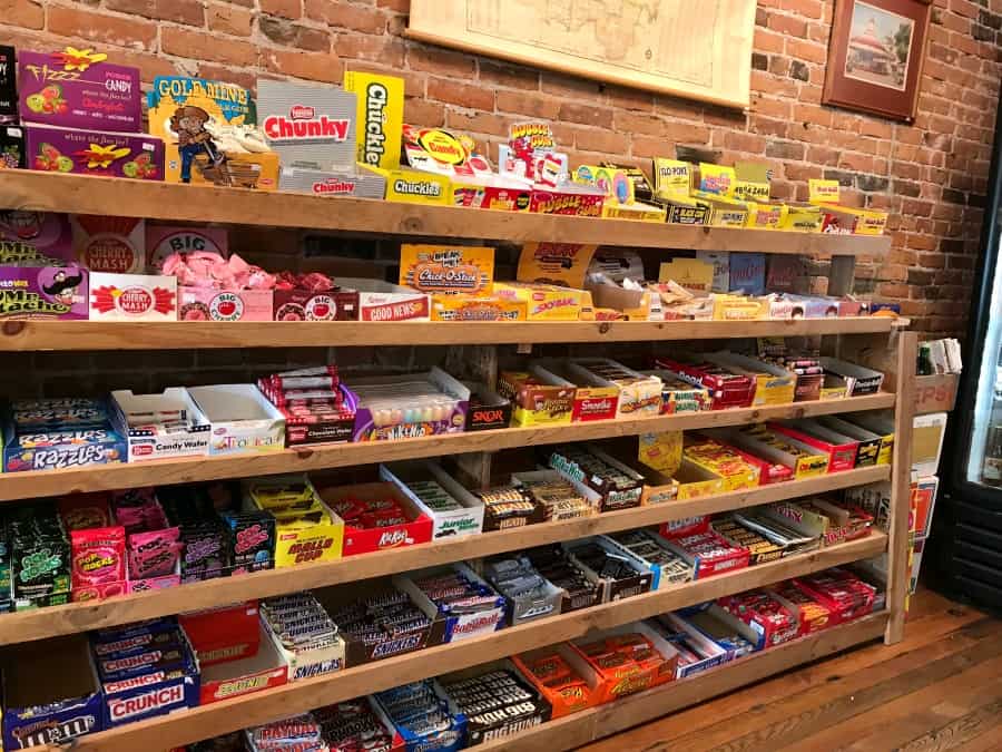 Soda Pop's, an old-fashioned candy store in Downtown Sandusky, Ohio. 
