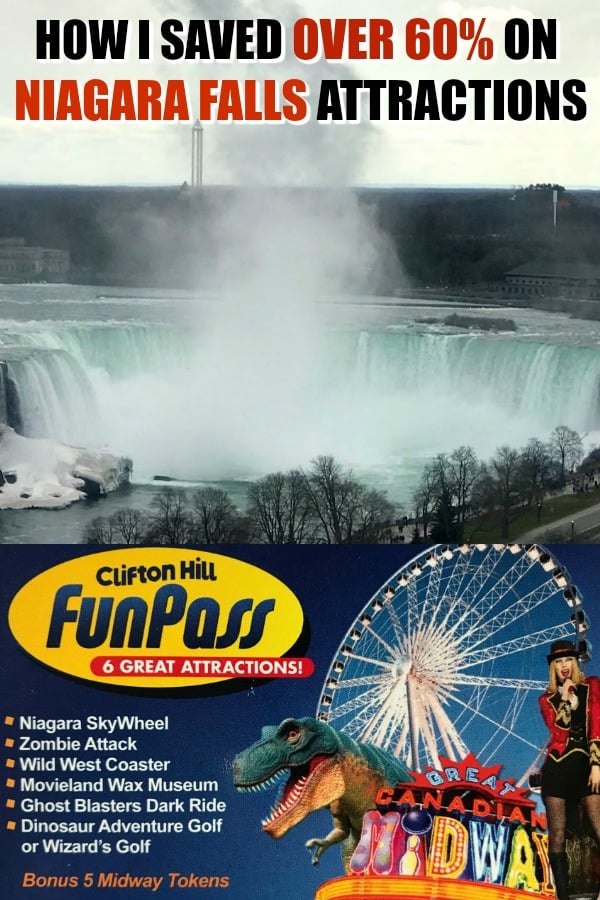 Headed to Niagara Falls abut don't want to spend a ton of cash on attractions? Here's a no-brainer way to save over 60% on Clifton Hill attractions!