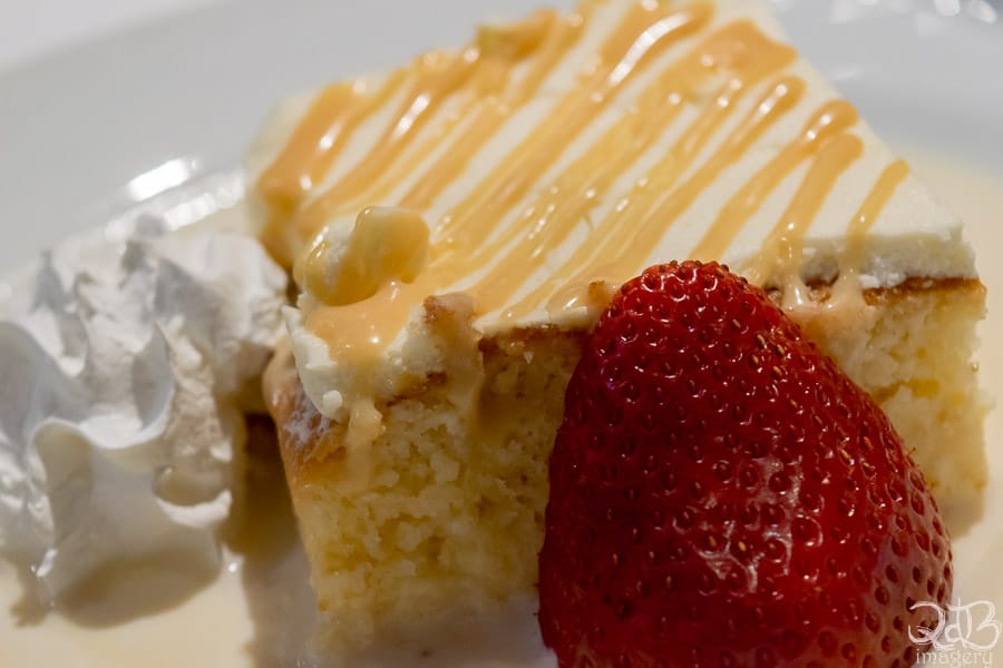 Tres Leches cake at Fogo de Chao Pittsburgh