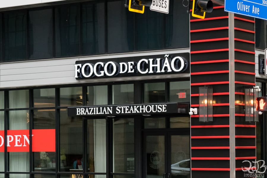 Exterior shot of Fogo de Chao Pittsburgh. 