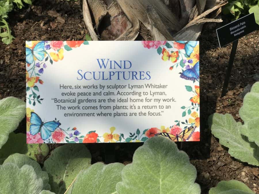 Wind sculptures in Phipps Conservatory