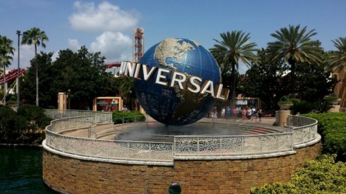 The famous globe at Universal Orlando Resort!