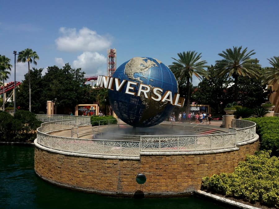 The famous globe at Universal Orlando Resort!