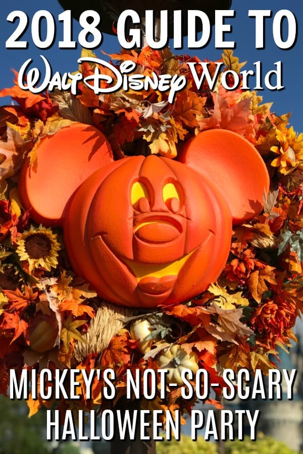 Want the scoop on the 2018 Mickey'd Not-So-Scary Halloween Party at Disney World? Here's what you need to know including what to wear, when to visit, and how you can save money on tickets! #Disney #Halloween #WDW #HalloweenParty