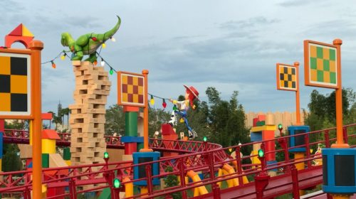 Slinky Dog Dash in Toy Story Land