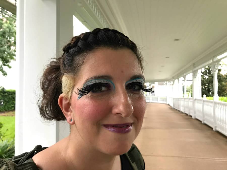 Disney Character Makeover at Walt Disney World: My friend, Nasreen, as Ursula the Sea Witch. 