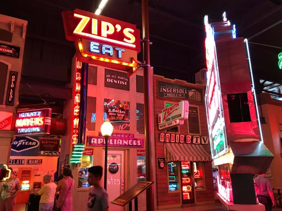 A fun idea for couples is checking out Cincinnati's American Sign Museum.