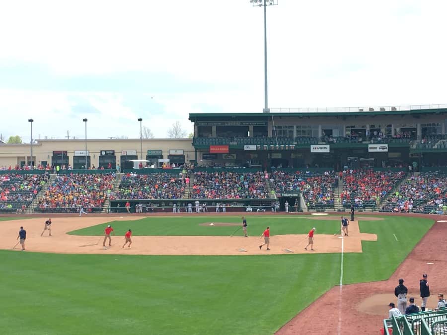 An affordable summertime activity in Fort Wayne is to take in a Tincaps baseball game!