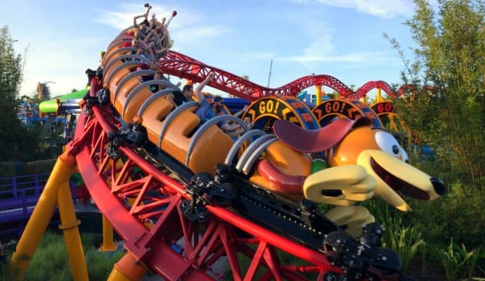 Slinky Dog Dash in Toy Story Land at Disney's Hollywood Studios. Photo Credit: Karyn Locke