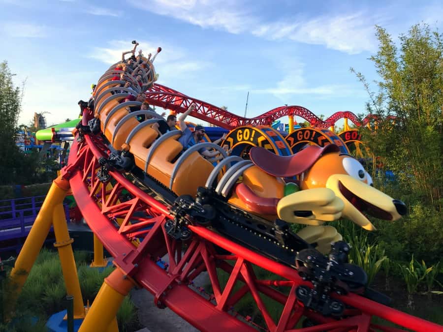 Slinky Dog Dash in Toy Story Land at Disney's Hollywood Studios. Photo Credit: Karyn Locke