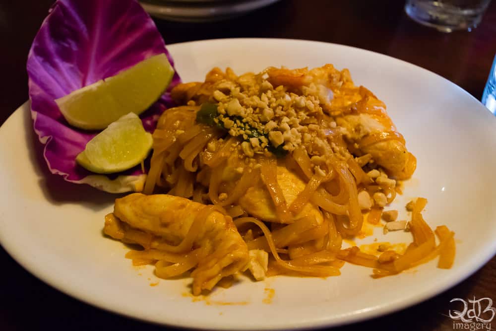 My favorite Pad Thai in the U.S., happily at Basil Asian Bistro in Downtown Canton. Fingers crossed it's on your tour, too. 