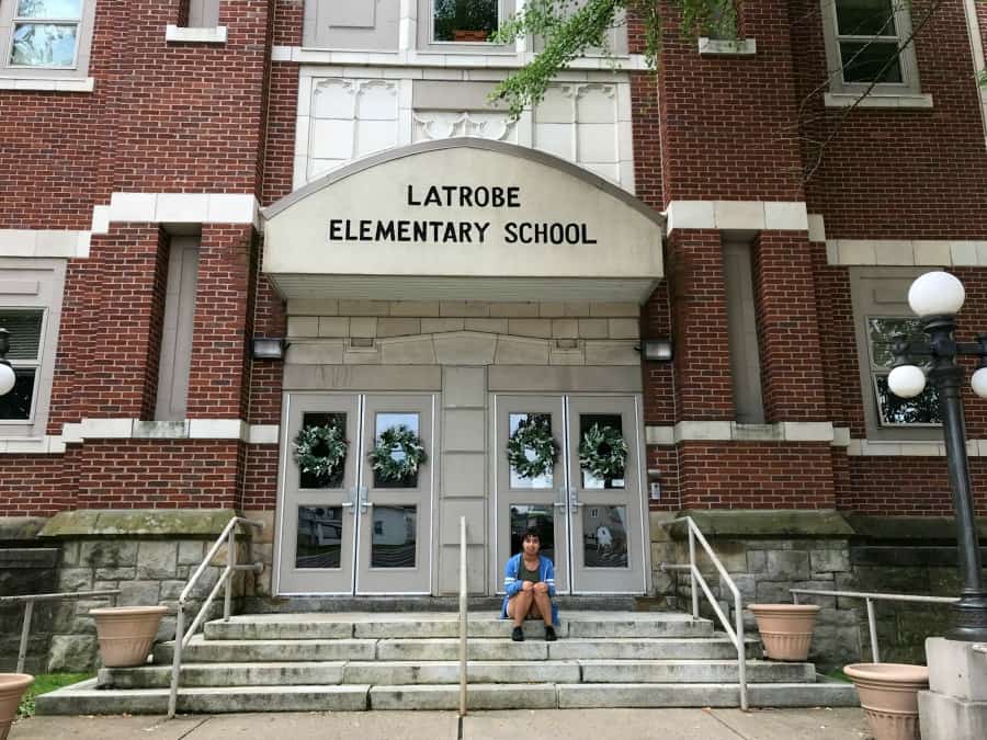 We didn't have a chance to check out Latrobe High School, but we did visit Latrobe Elementary. 