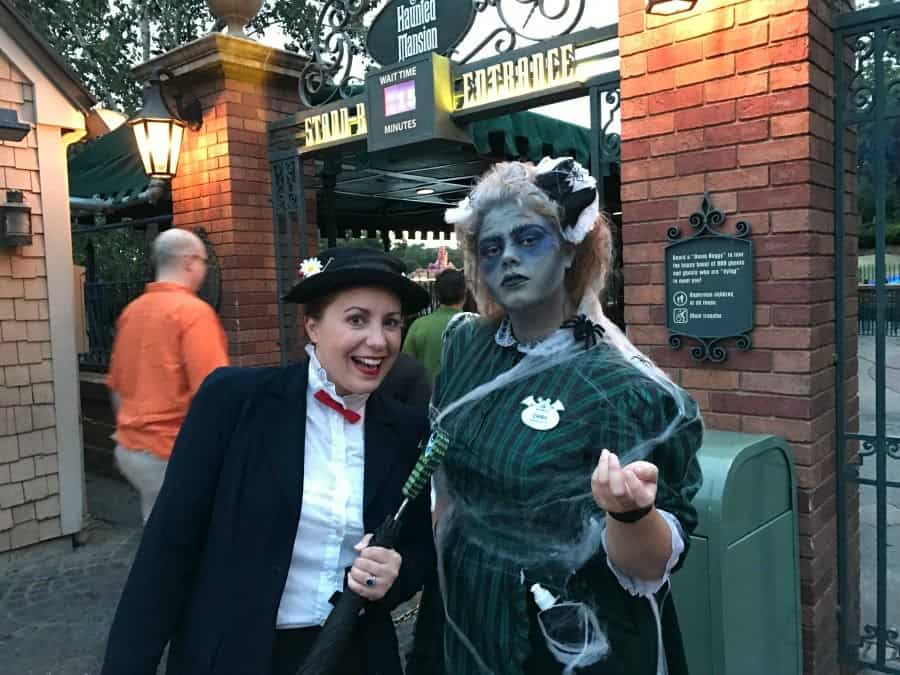 Take a break midday so you can have plenty of energy for your Mickey's Not-So_scary Halloween Party or you may end up having the same attitude at the Haunted Mansion Castmembers. 
