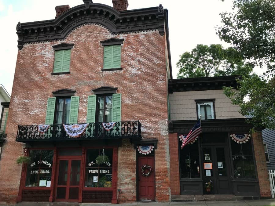 Haunted History Trail of New York State: Historic Palmyra's William Phelps General Store. 