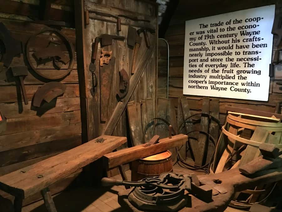 Haunted History Trail of New York State: A bonus museum filled with old-fashioned tools at Wayne County Museum: The Carriage Museum.