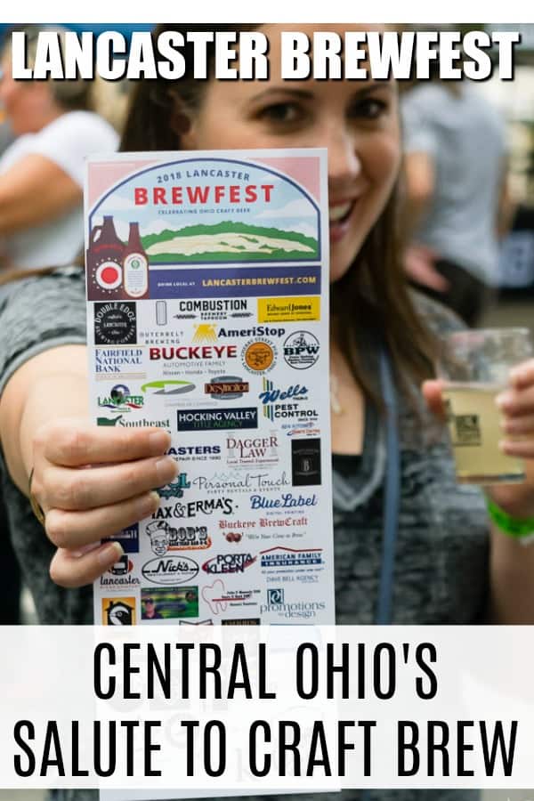 Are you digging Ohio's craft Brew scene? Then Lancaster Brewfest is for you! Here's what you need to know about 2018's BrewFest and why you'll need to check it out next year! #BrewFest #Lancaster #Ohio #CraftBrew #BrewTrail #Midwest