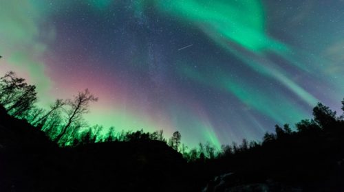 Gorgeous Aurora Borealis in Norway.