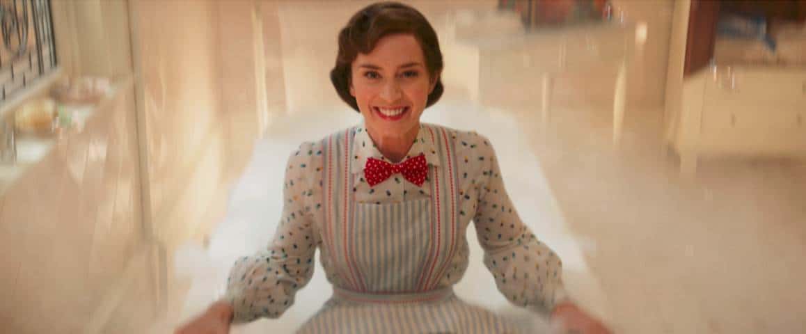 Mary Poppins Returns featuring Emily Blunt. Photo Courtesy of Walt Disney Pictures.