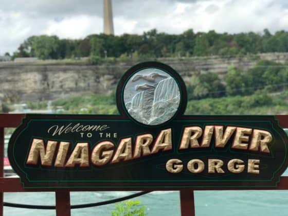 Walking in the Niagara Falls Gorge during our Cave of the Winds experience. Photo Credit: Karyn Locke