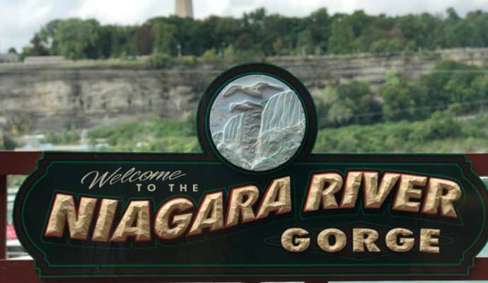 Walking in the Niagara Falls Gorge during our Cave of the Winds experience. Photo Credit: Karyn Locke