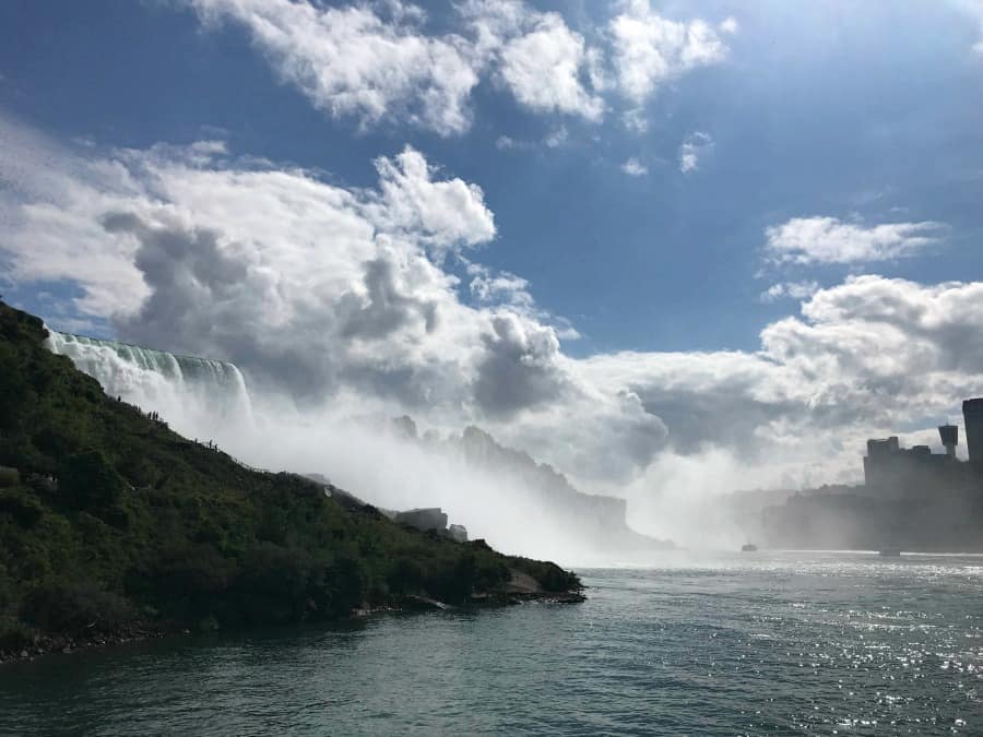 Onboard a Maid of the Mist boat, headed to the Horseshoe Falls. Photo Credit: Karyn Locke