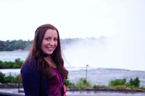 Looking down at the Horseshoe Falls from Terrapin Point in Niagara Falls State Park. Photo Credit: Britni Vigil from playpartyplan.com