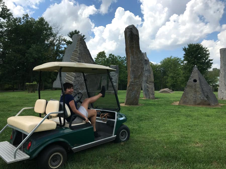 Did you know? The only art museum to offer Art Carts is the Pyramid Hill Sculpture Park! Photo Credit: Karyn Locke