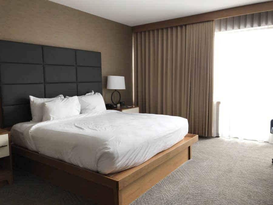  Comfy beds at Hyatt Regency Rochester. 