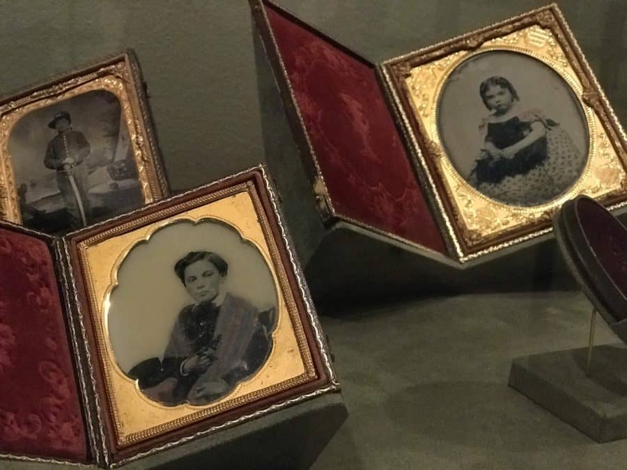  Old tin types at the George Eastman Museum.
