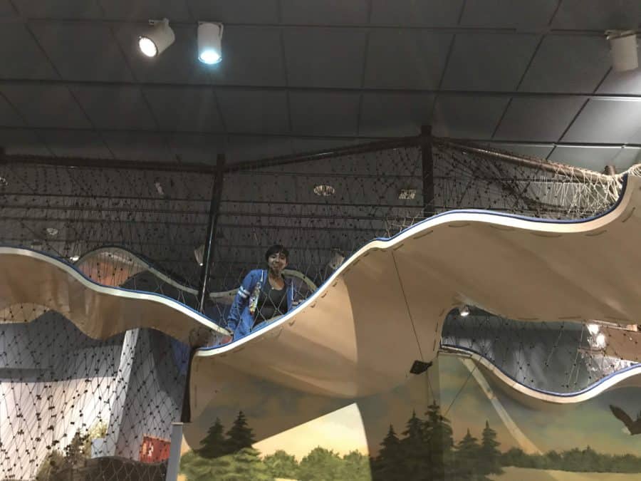 Have kids that love to climb? They'll dig the climbing area at Rochester Museum and Science Center. 