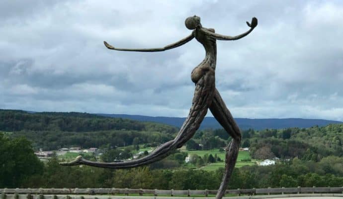 One of at least 1,000 on-property art pieces at Nemacolin Woodlands Resort. Photo Credit: Karyn Locke