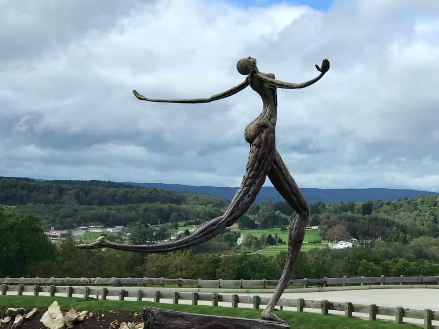 One of at least 1,000 on-property art pieces at Nemacolin Woodlands Resort. Photo Credit: Karyn Locke