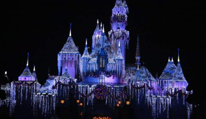 How to skip the lines at Disney -Sleeping Beauty Castle during the winter holidays. Ahh...