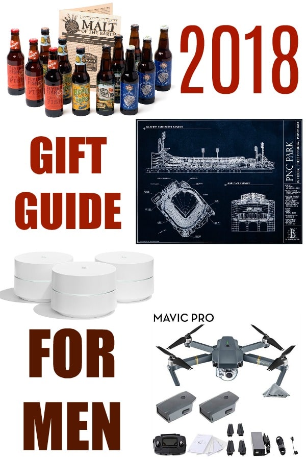 Not sure wha tot get th eman in your life this year? From brew to wifi, here's our guide to creative and fun gifts for men this holiday! #GiftGuide #MensGifts #MensHolidayGiftGuide #GiftsforMen 
