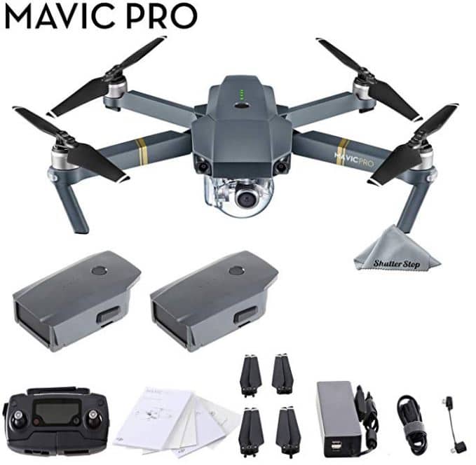 creative men's gift ideas: DJI Mavic Pro 4k Quadcopter Aerial Drone 2