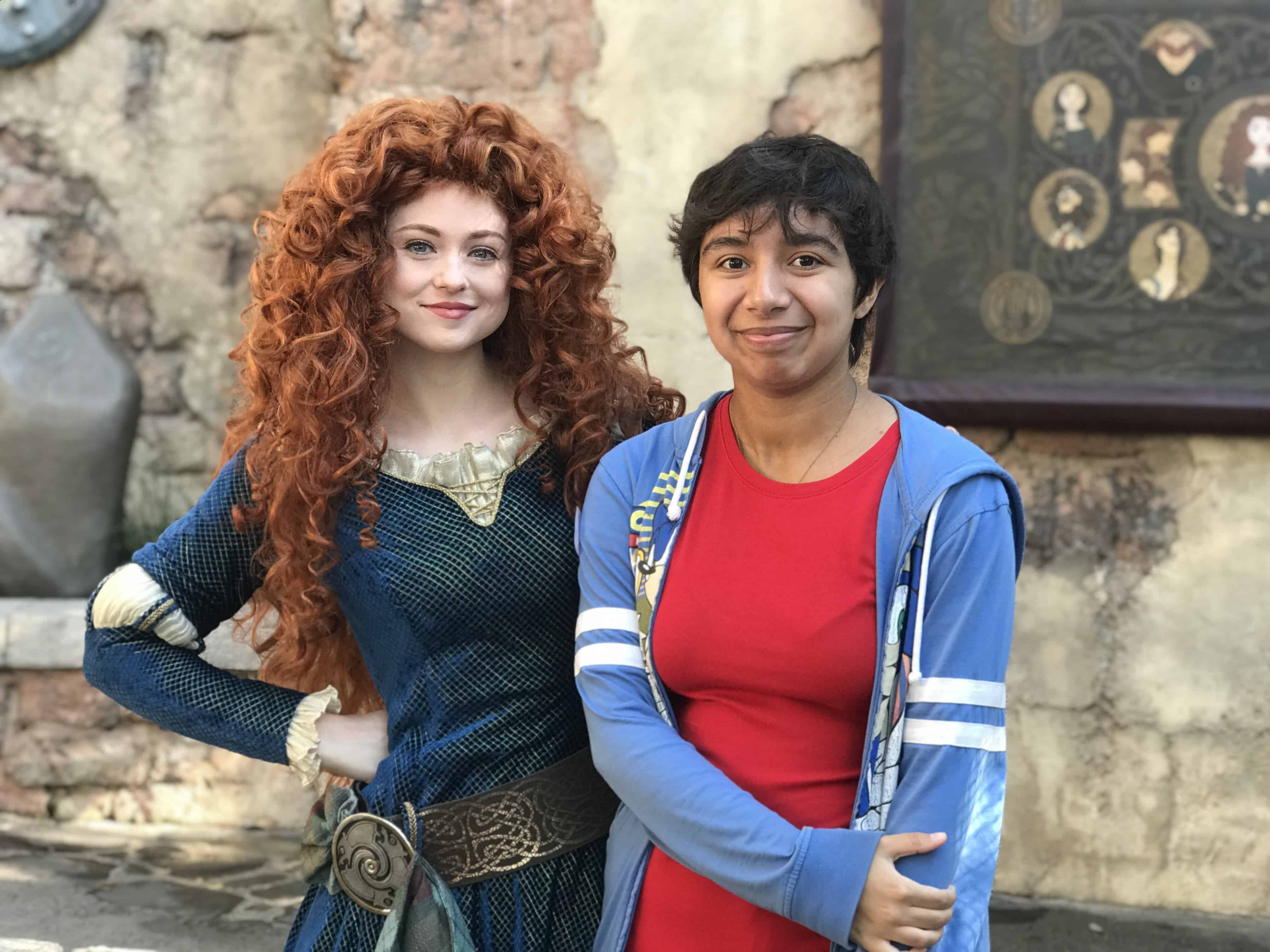 Where to find Magic Kingdom characters and Princesses: Princess Merida