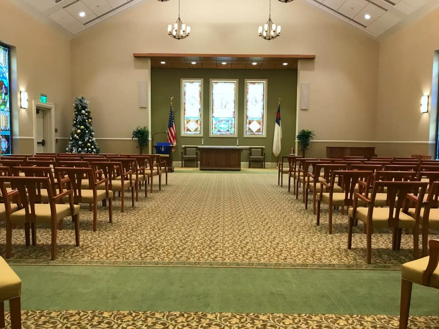 The chapel at Providence Point.