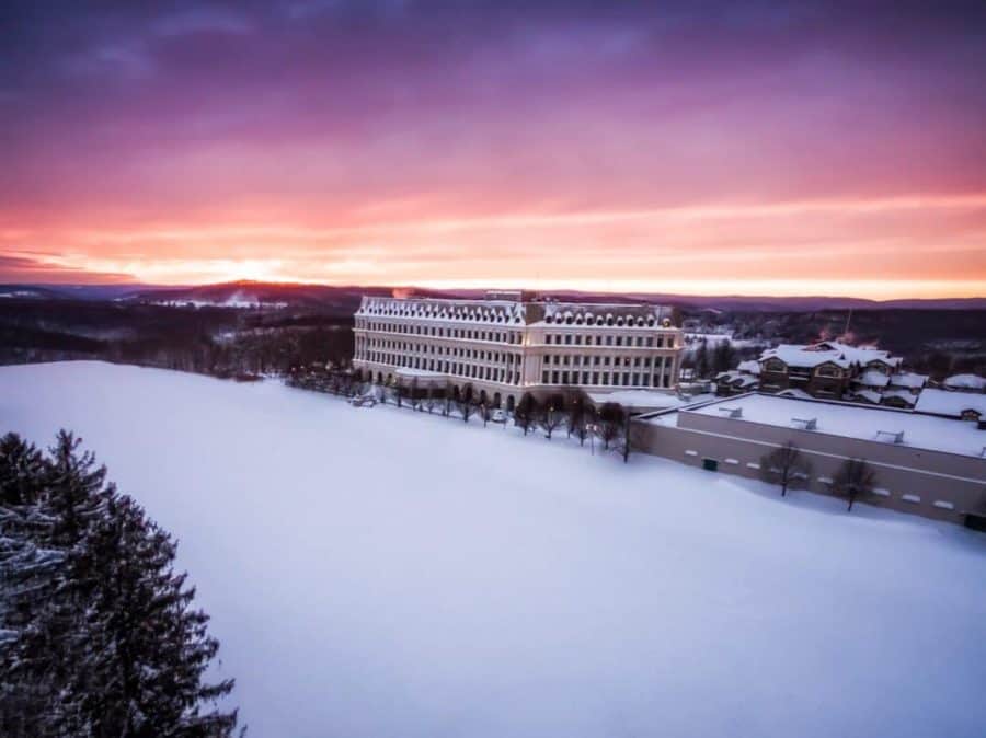 Winter day trips from Pittsburgh: Nemacolin Woodlands Resort is so pretty no matter what time of year, but in winter: stunning!