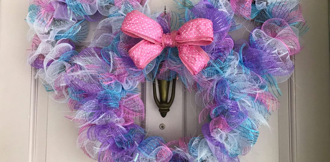 Minnie DIY Disney Easter Wreath: Super easy and affordable