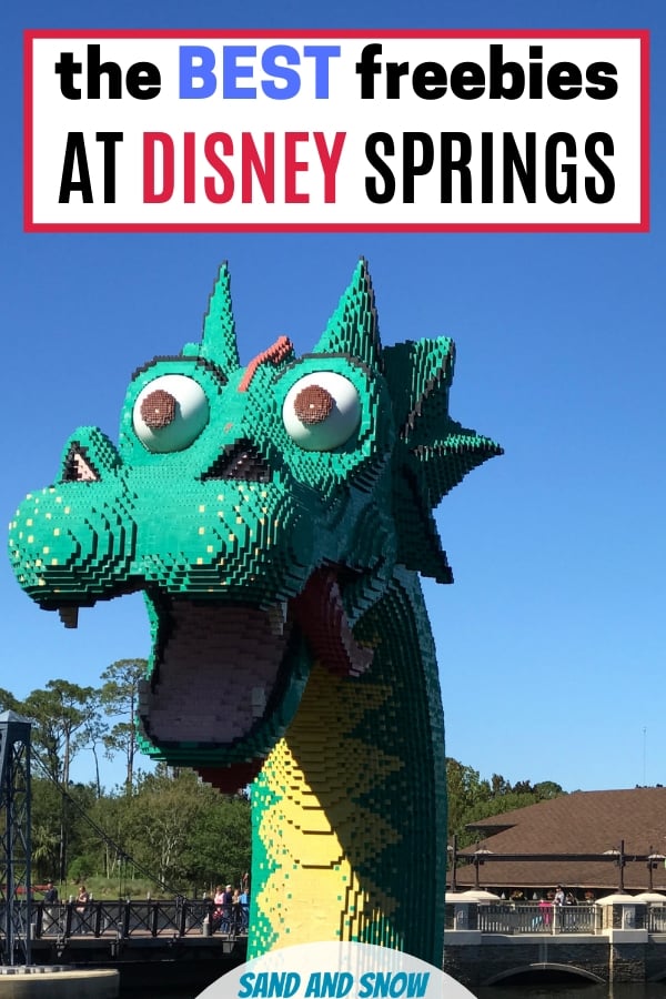 Want to save money on your next visit to Walt Disney World? From treats to photos, here's the best of what's free at Disney Springs in 2019. #Disney #WDW #DisneyVacation #DisneySprings #Travel #FamilyTravel #DisneyWorld #FreeatDisney