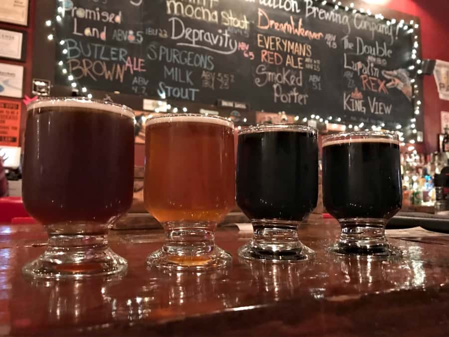 Butler County Beer Circuit Passport to Hoppiness: Reclamation Brewing Interior Menu