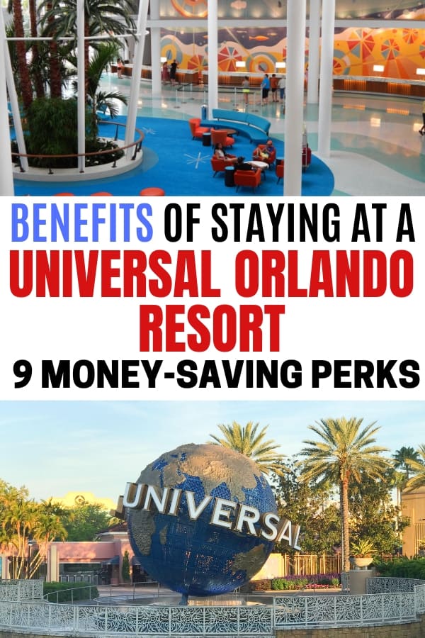 Headed to Universal Orlando and on the fence if you should stay on property? From pool hopping to free express passes, here are nine money-saving perks to staying at a Universal Orlando Resort or hotel! #UniversalOrlando #ReadyforUniversal #FamilyTravel #Orlando #VisitOrlando #VisitFlorida