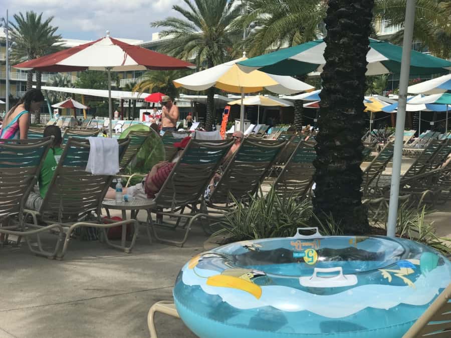 Universal Orlando Hotel Benefits and Perks: pool hopping at Cabana Bay Beach Resort