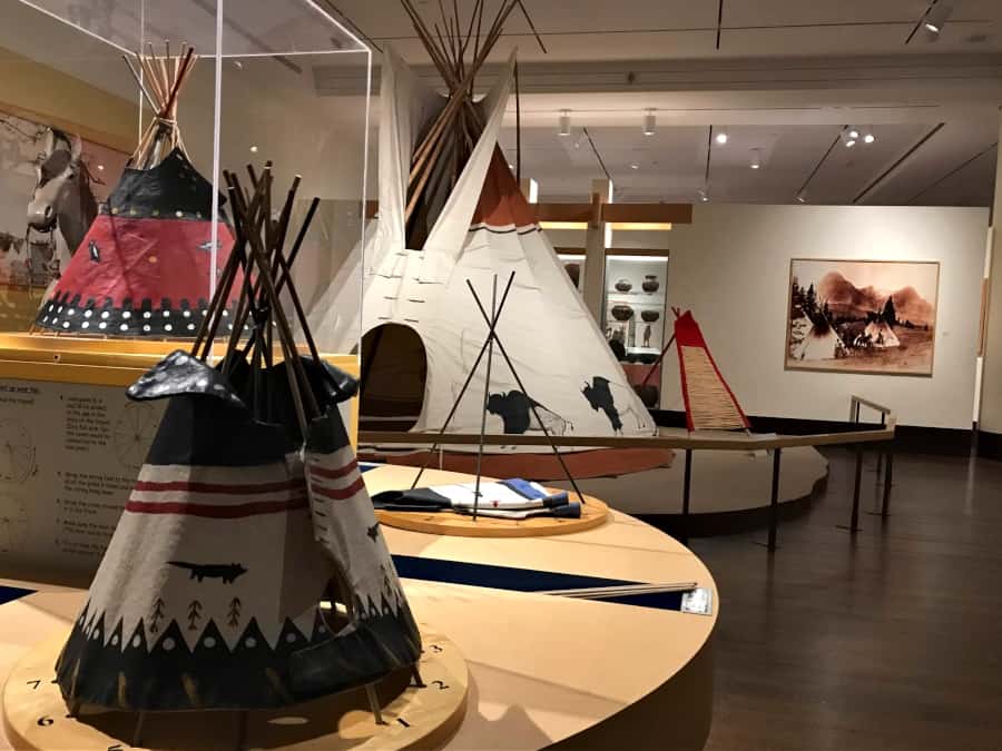 Best Museums in Indianapolis for Families: Eiteljorg teepee